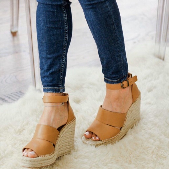 Sannibel Espadrille Platform Wedge Sandal Tan 5.5 - Picture 16 of 16